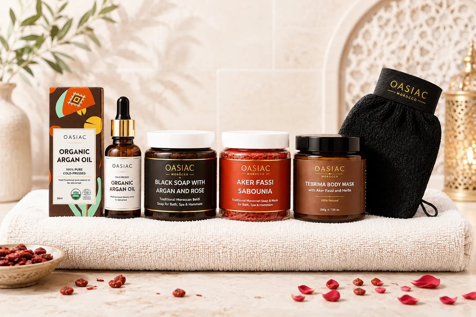 The Aker Fassi Hammam Set