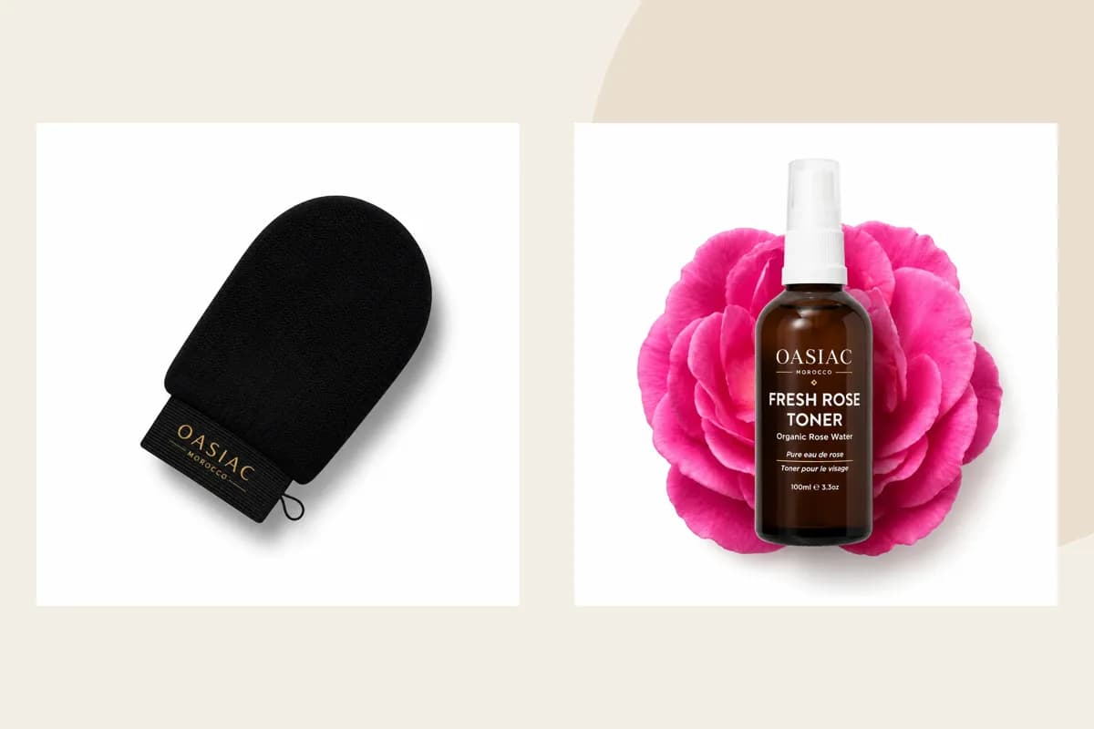 OASIAC Kessa Glove, Fresh Rose Toner Produktverpackung