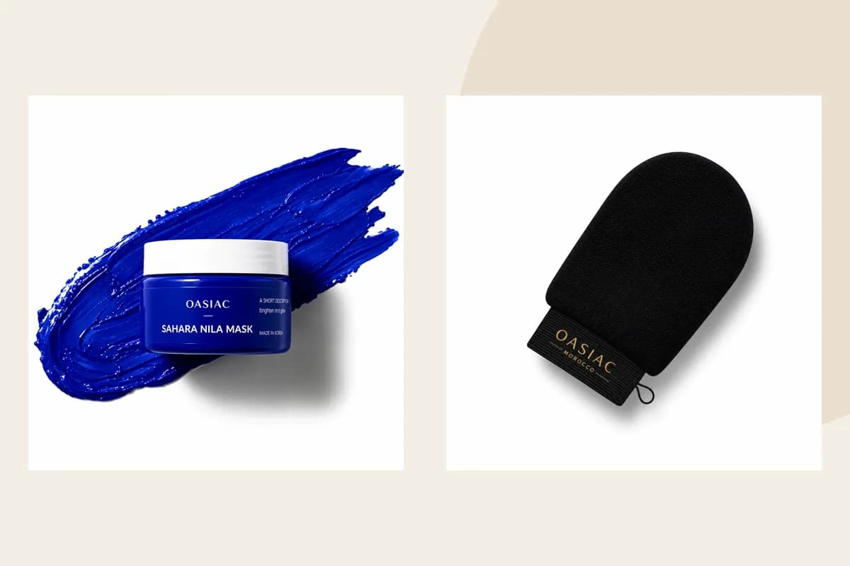 OASIAC Sahara Nila Mask, Kessa Glove produktförpackning