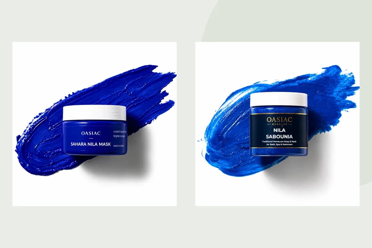 OASIAC Sahara Nila Mask, Nila Soap produktemballage