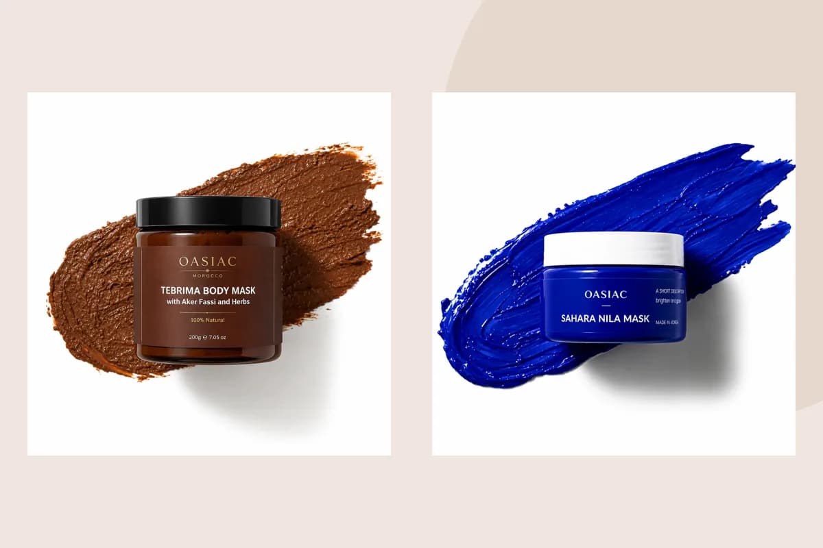 OASIAC Tebrima Body Mask, Sahara Nila Mask produktförpackning