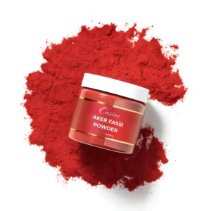 Aker Fassi Lip and Cheek Tint Powder, Natural Red Beauty Colorant
