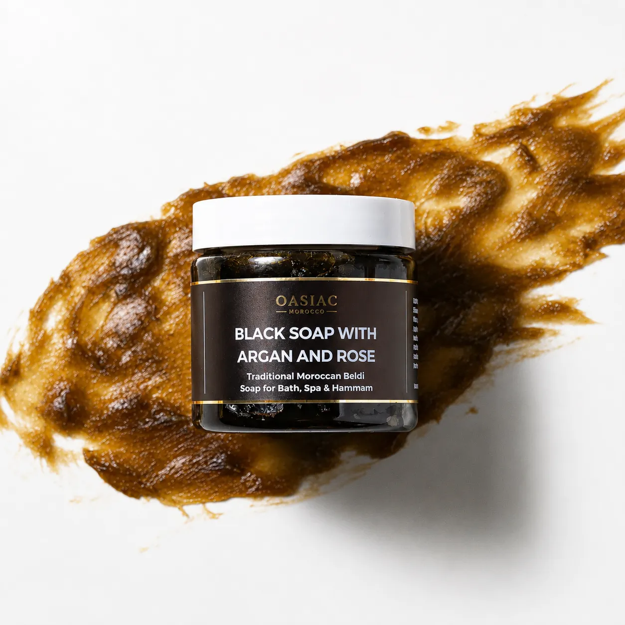 black beldi soap jar